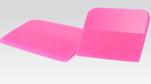 PPF Pink Rubber Squeegee Straight Edge