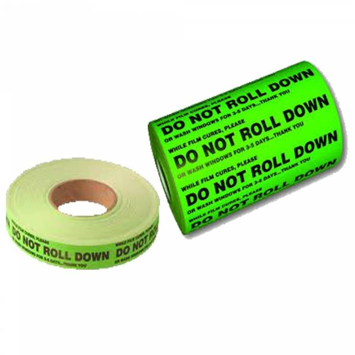 Do Not Roll Down Stickers