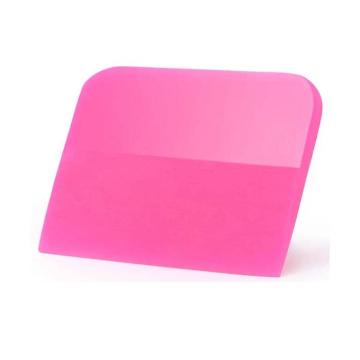 PPF Pink Rubber Squeegee Straight Edge