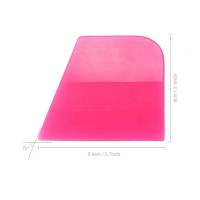 PPF Pink Rubber Squeegee Angled Edge