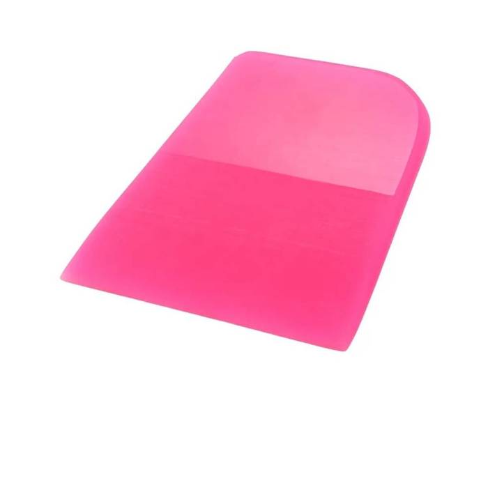 PPF Pink Rubber Squeegee Angled Edge